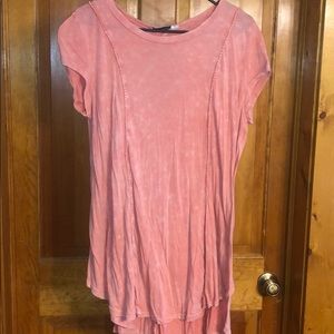 Short-sleeve pink tunic!